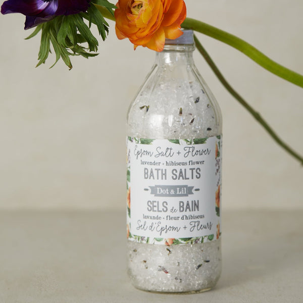 lavender & hibiscus bath salt